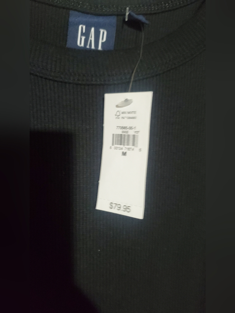 Nwt GAP Women's Black Sleeveless Knit Bodice Midi Bubble Hem Skirt Dress - Picture 2 of 3